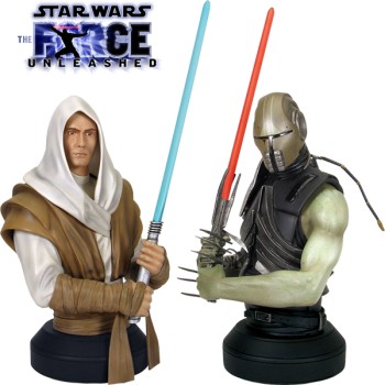 Star Wars Force Unleashed Starkiller 2-Pack Busts Exclusive